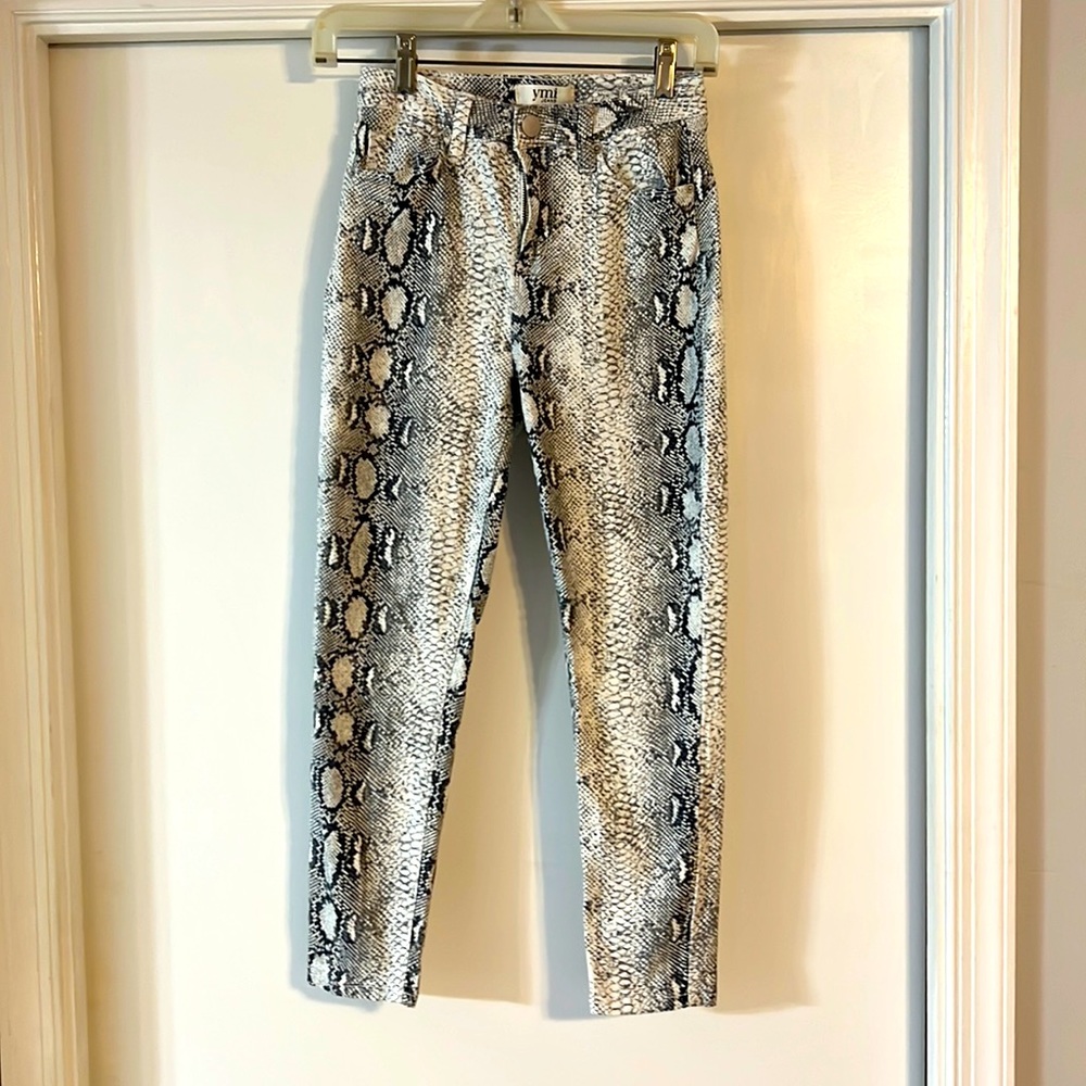 Black/White print jeans